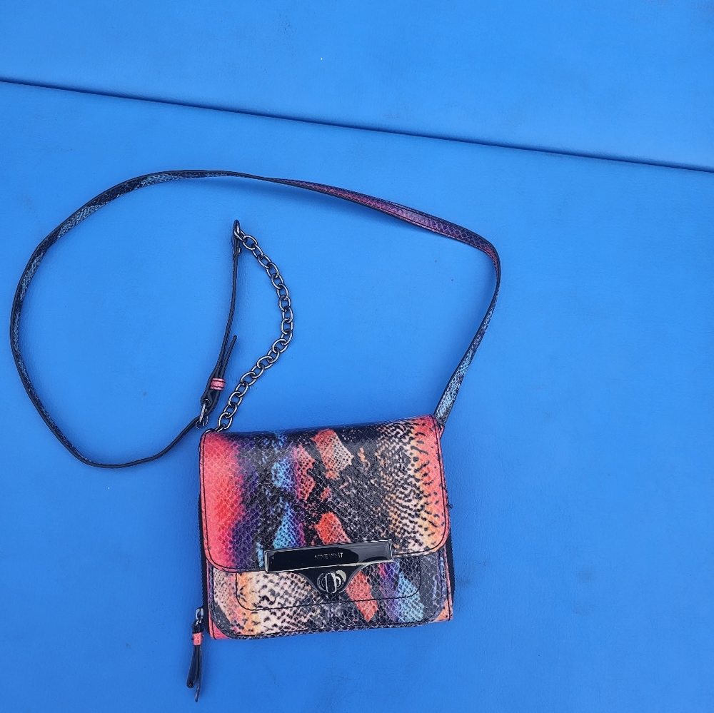 Nine West python "like" mini purse
